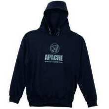 Apache Zenith Hooded Sweatshirt Black Large