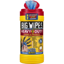 BIG WIPES Heavy Duty. 4x4 Wipes Tub 80 Only