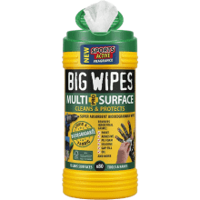 Big Wipes Multi-Surface Pro + Antiviral Bio Wipes Tub of 80