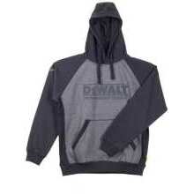 DeWalt Stratford Hooded Sweatshirt Grey/Black Medium