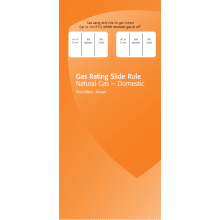 Gas Rating Slide Rule Natural Gas Domestic GRB1