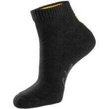 Snickers Cotton Low Socks, 3-Pack, Black 10.5 - 13